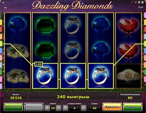 Игровой автомат Dazzling Diamonds  играть бесплатно